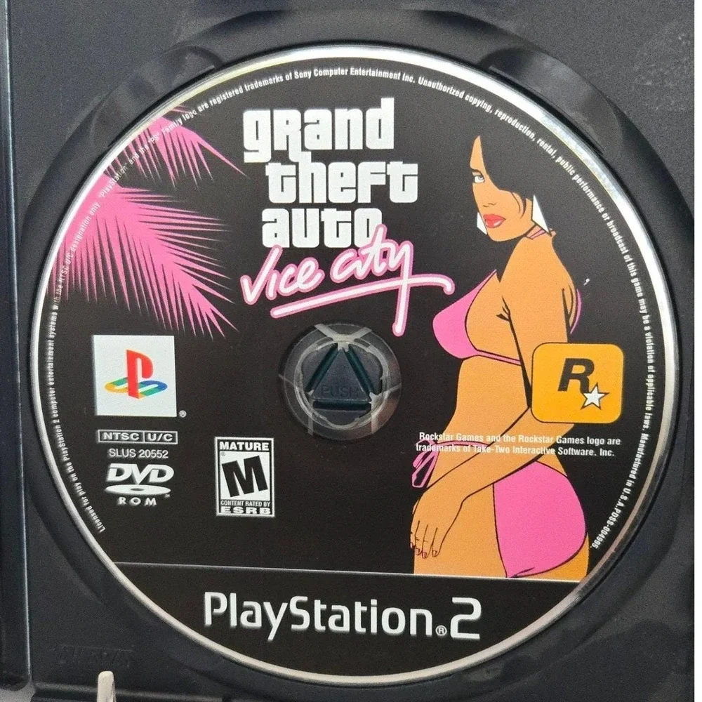 Grand Theft Auto: Vice City (Sony PlayStation 2, 2002) Black Label CIB - TESTED‎